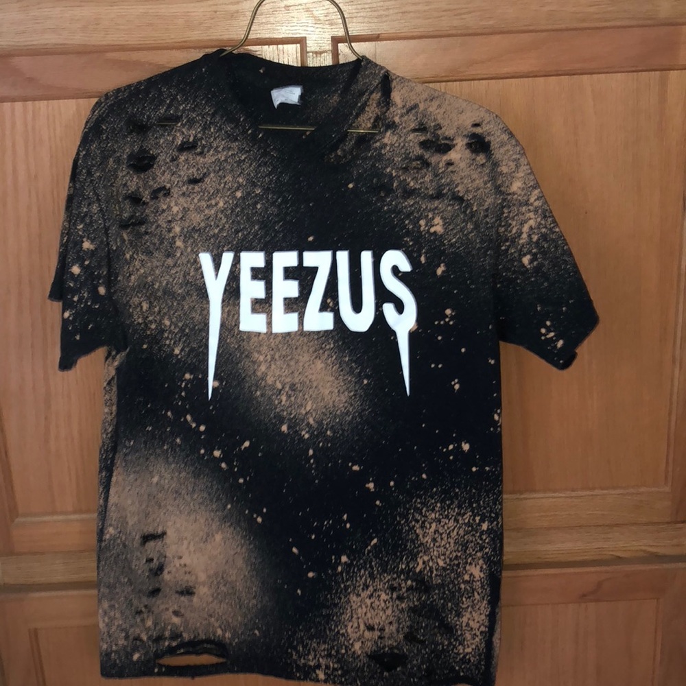 Yeezus distressed tee